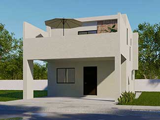 Casas Modelo Santa Claudia con Terraza
